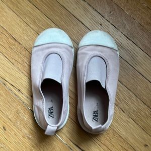 Zara slide on pink shoes size 24
